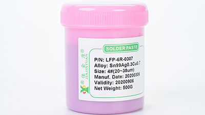 LFP-6R-0307紅色無鉛錫膏